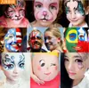 Tinta Facial Multicor para Crianças, Maquiagem Personalizada de Halloween, Oem
