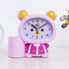 Porta-canetas criativo para estudantes Pequeno despertador Quarto infantil Mesa de cabeceira Pequeno despertador Relógio para acordar Atacado