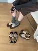 Sapatos Mary Jane rasos de cadarço com sola macia, estilo retrô, bico redondo, para mulheres, outono 2026, sola plana, com cadarço e detalhes em couro genuíno