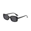 Gafas de sol para mujer de 10 años, montura pequeña cuadrada larga, patillas finas, nuevas 2024, gafas de sol transfronterizas europeas y americanas para hombre