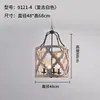 Lustre Francês de Madeira Estilo Country Americano Criativo Iluminação Decorativa Nórdica para Sala de Estar, Sala de Jantar, Quarto, Corredor, Pousada