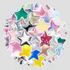 50 pegatinas de graffiti de estrellas 3D pegatinas de estrellas creativas para taza teléfono móvil pegatinas decorativas impermeables al por mayor