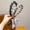 Faixa de Cabeça Infantil Fita Floral Trança para Meninas Faixa de Cabelo Meninas Denteada Antiderrapante Presilha para Cabelo Acessórios de Cabelo