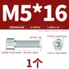 Tornillos de Cabeza Hexagonal Galvanizados Grado 8.8 Estándar Nacional Cabeza Cilíndrica Cabeza Cúpula Tornillos de Alta Resistencia M3M4M5M6M8-M20