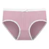 Sudeste Asiático comércio eletrônico transfronteiriço roupas íntimas femininas estudantes estilo coreano cor sólida respirável cintura média menina sexy calças fofas