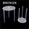 Soporte para Apilar Bases de Pastel de 4 pulgadas 6 pulgadas 8 pulgadas Doble Capa Múltiples Capas Junta Fija Soporte para Árbol de los Deseos de Pastel