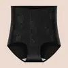 Pantaletas de encaje de cintura alta para control de abdomen para mujer, Braguitas adelgazantes, Ropa interior moldeadora levanta glúteos, Ropa interior delgada de compresión para control de abdomen