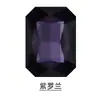 Al por mayor En stock Fondo Puntiagudo Rectangular Octagonal Pedrería Cristal de Vidrio Mahjong Accesorios para Joyería DIY Funda de Teléfono Pedrería