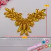 Accesorios directos de fábrica ropa de escenario flor de lentejuelas nacional material DIY flor de perla hecha a mano flor de lentejuelas 107#