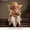 Texto cerámico Dios de la Riqueza decoración de la suerte Guan Gong sala de estar regalo de apertura de empresa escritorio de oficina decoración Dios de la Riqueza