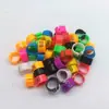 Suministros y equipo para anillos de pata de paloma anillo de pata de paloma de carreras anillo de marcado de paloma de carne anillo de identificación de número de diámetro interior grande anillo de tarjeta de plástico