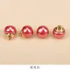 Nuevos Botones Redondos de Resina Dorados Estilo Chino Hanfu Sujetadores Decorativos Estilo Nacional Ropa de Moda Tang Suit Qipao Accesorios Botones de Placa