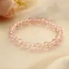 Pulseira de cristal com contas estilo coreano, temperamento, Coringa, joias, face cortada, pulseira tecida à mão, pulseira feminina Xiyin, atacado transfronteiriço
