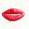 Adereços de Performance Cosplay de Lábios de Salsicha Peculiares de Halloween, Lábios Vermelhos Sexys em Forma de Chama, Vermelho