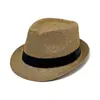 Suministros del Fabricante Sombreros de Jazz Versátiles, Fedoras de Color Sólido Estilo Británico, Sombreros de Paja de Papel Personalizados para Hombre y Mujer con Ala Enrollada Estilo Pareja