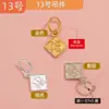 Joyería de Plata S925 Accesorios Colgantes Estilo Chino Pixiu Nudo Ruyi Calabaza Candado de Seguridad Adorno Colgante Materiales