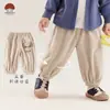 Pantalones Nuevos de Primavera para Niñas, Pantalones de Pana con Bolsillos para Niñas Pequeñas, Pantalones Largos Deportivos de Moda Jogger Versátiles para Niños