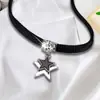 Gargantilla Personalizada Estilo Japonés y Coreano de Estrella de Cinco Puntas para Mujer, Gargantilla Elegante de Estrella de Circonita, Cadena para Clavícula Fabricante