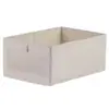 Caja de Almacenamiento de Ropa Visualizada, Contenedor de Almacenamiento de Algodón y Lino de Tela, Almacenamiento para Armario del Hogar, Estilo Japonés