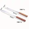 Cuchillo y Tenedor para Barbacoa de Acero Inoxidable Set de Cuchillo y Tenedor para Pierna de Cordero Asada Herramienta de Barbacoa Extendida Engrosada Antiescaldante Antideslizante