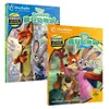 Zootopia 1+2 Edição Oficial Disney Filme Livro Ilustrado Clássico Bilíngue Livro de Leitura Colorido