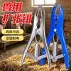 Pinzas de Expansión de Acero Inoxidable para Cerdos, Ganado y Ovejas, Pinzas para Anillos de Cola Rota, Pinzas para Cola, Pinzas de Grouting Veterinario, Pinzas de Expansión sin Sangrado, Pinzas de Grouting