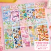 Adesivos Guka de Desenho Animado Decalques Transparentes de PET à Prova d'Água Fofo para Diário DIY Material Decorativo Pequenos Presentes para Crianças Atacado