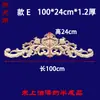 Tallado en Madera Dongyang Piezas de Flor Tallada en Madera Calcomanía Decorativa Tallada en Madera Cabezal de Puerta de Madera Maciza Marco de Puerta de Flor Larga Pared de Fondo Flor de Madera