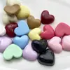 Serie de colores macaron superficie brillante adorno de corazón positivo accesorios funda de teléfono diy decoración Crocs pasador de pelo pinza de pelo materiales