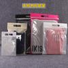 Bolsas de Embalaje con Cremallera de Tela No Tejida para Ropa, Pantalones y Ropa Interior, Bolsas Autoadhesivas con Logo Impreso, Transpirables y a Prueba de Polvo