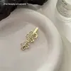 Pinza para el Cabello de Flor Plateada, Accesorio para el Cabello de Lujo Ligero de Gama Alta, Pinza para Flequillo de Diseño Exclusivo, Exquisito Estilo Nuevo de Primavera