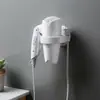 Estante para Secadora de Cabello sin Taladro Estante para Secadora de Cabello de Baño para el Hogar Estante de Almacenamiento para Baño Estante para Secadora de Cabello Montado en la Pared