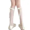 Calcetines hasta la pantorrilla con corte ajustable tipo pajarita, ultradelgados y versátiles, se pueden usar al frente o al revés, longitud hasta la pantorrilla