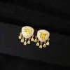 Pendientes Geométricos Triangulares de Circonita, Simples y de Moda, Elegantes y Exquisitos, Pequeños y Lindos, Versátiles y Brillantes para Mujer