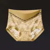 Ropa Interior de Encaje Sexy y Noble Estilo Retro Francés para Mujer 10A Entrepierna Antibacteriana Sin Costuras Sexy Delgada de Cintura Alta