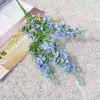 Flor Artificial de Erva-de-Gato de Haste Única, Flor Falsa com 3 Galhos, Decoração para Casa, Flor para Decoração de Fotografia de Casamento, Fornecimento Transfronteiriço