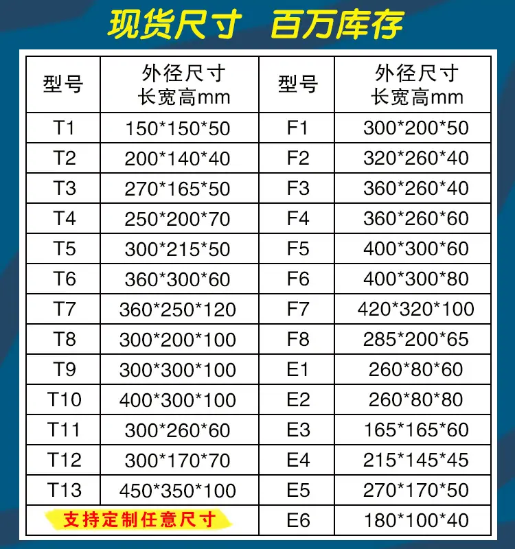 飞机盒尺寸