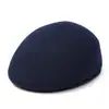Boné Forward com Forro de Lã à Prova de Frio para Outono e Inverno para Meia-Idade e Idosos Proteção de Orelha Quente de PU para Exterior Boné de Pato para Homens, Velho e Avô Chapéu