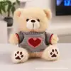Oso Lindo con Suéter Muñeco de Peluche Oso para Abrazar Muñeco de Oso Calmante para Niños Regalo de Cumpleaños Regalo para Evento