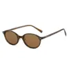 Gafas de Sol Polarizadas Ovaladas Pequeñas Estilo Coreano Nuevo Transfronterizas Personalizadas para Hombres y Mujeres Celebridad de Internet Fotografía Callejera Gafas de Sol Retro