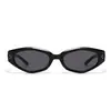 Óculos de Sol GM Estilo Coreano Novos Série Joias VEGX Mesma Marca Estilo Grande Lentes Planas para Olho de Gato Óculos de Sol Retrô com Diamante