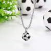 Collar Colgante de Fútbol Deportivo para Copa del Mundo 2026 de Venta Caliente Transfronteriza para Hombres y Mujeres Joyería Trendy Hip-Hop de Acero Inoxidable al por Mayor