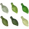 Plástico Acrílico Artificial Perfurado Folha de Bordo Folha Verde Folha de Uva Acessórios Pingente Feito à Mão DIY Decorativo Pulseira Acessórios de Cabelo