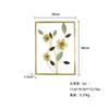 Selección transfronteriza de luces nórdicas de lujo con flores doradas para colgar en la pared, para sala de estar, dormitorio, porche, hogar, decoración de alta gama al por mayor