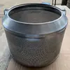 Secador centrífugo industrial para aceite accesorios universales tubo de calefacción aspas del ventilador cabeza cruzada pastillas de freno polea de correa tambor de acero inoxidable