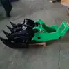 Remolque Pinza para Madera Equipo para Agarrar Madera Montado en Vehículo Agrícola Máquina Hidráulica Rotatoria de Acero para Agarrar