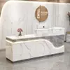 Mostrador de bar mostrador de caja escritorio de recepción escritorio de recepción de salón de belleza mostrador de caja de tienda de ropa mostrador de bar de esquina mostrador con tira de luz luminosa