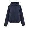 Chaqueta con capucha roja de estilo coreano, moderna, elegante, protección solar, nueva de verano 2026, top deportivo casual de alta gama para mujer