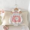 Ropa de Verano para Bebé Conejo Bolsa Bandolera Ropa de Pedo Bebé Hembra de Meses Pequeños Ropa de Verano para Bebé Mono Harem Delgado