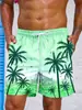 25 Nuevos de Verano Pantalones de Playa para Hombre Amazon Impresión Digital 3D Pantalones de Playa Estilo Hawaiano Europeo y Americano Pantalones Cortos para Hombre